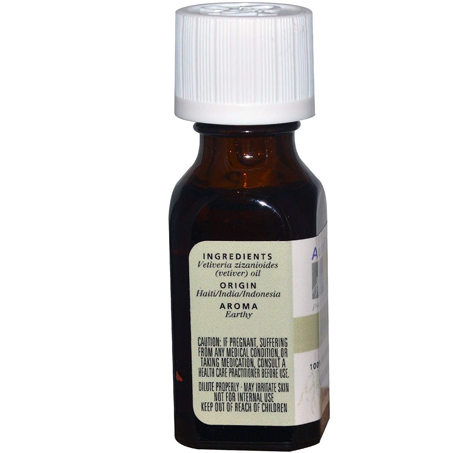Aura Cacia Essential Oil Grounding Vetiver 0.50 oz