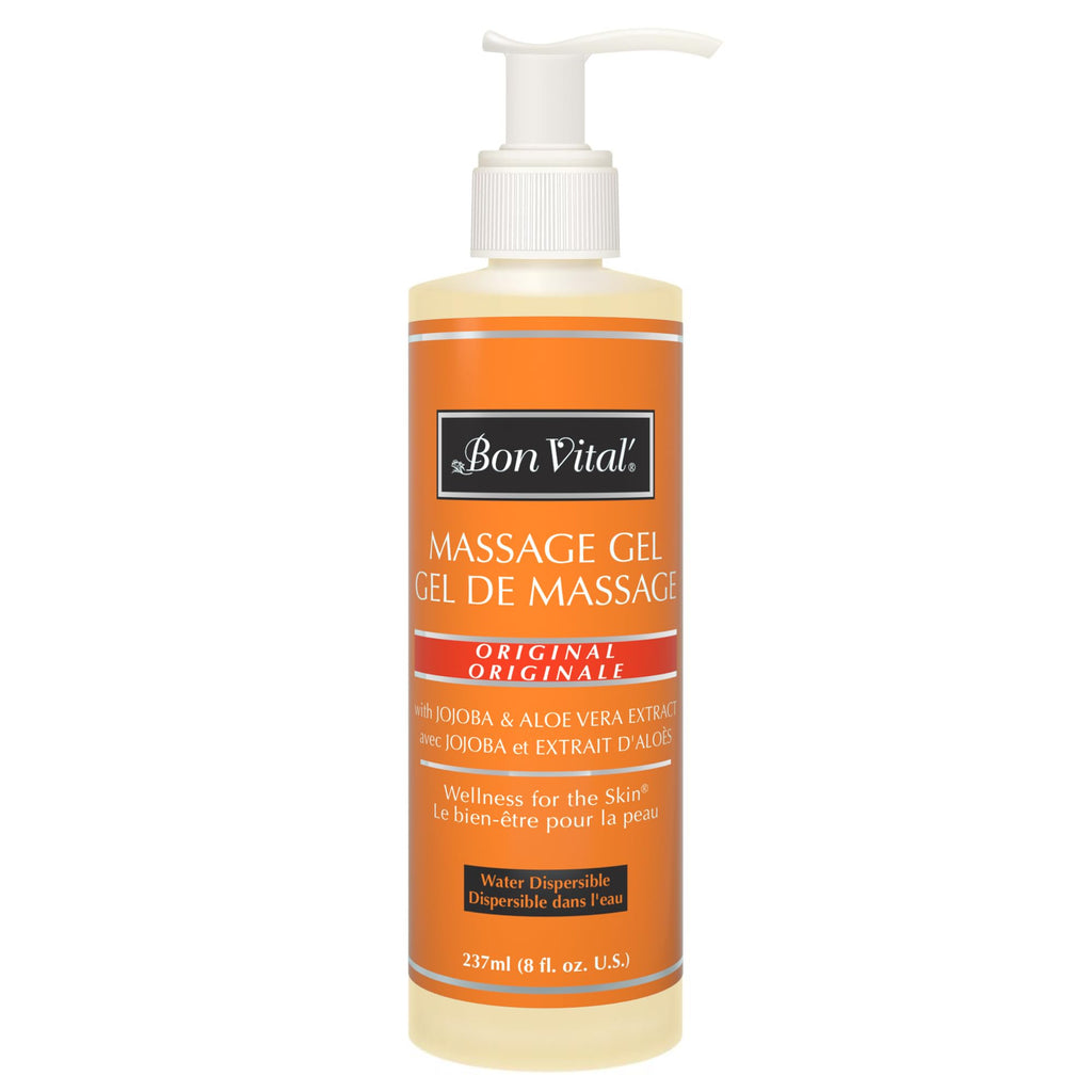 Bon Vital Original Massage Gel for a Versatile Massage Foundation to Relax Sore Muscles and Repair Dry Skin, For Massage Therap