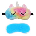 Crazycute Cute Gel Sleeping Eye Shade Mask Cover For Insomnia, Meditation, Puffy Eyes And Dark Circles Unicorn Multi Colour