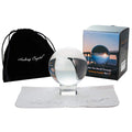 Amlong Crystal Meditation K9 Clear Crystal Ball 3.25 inch 80mm Diameter for Photography, Lensball, Decorative Ball with Free Sta