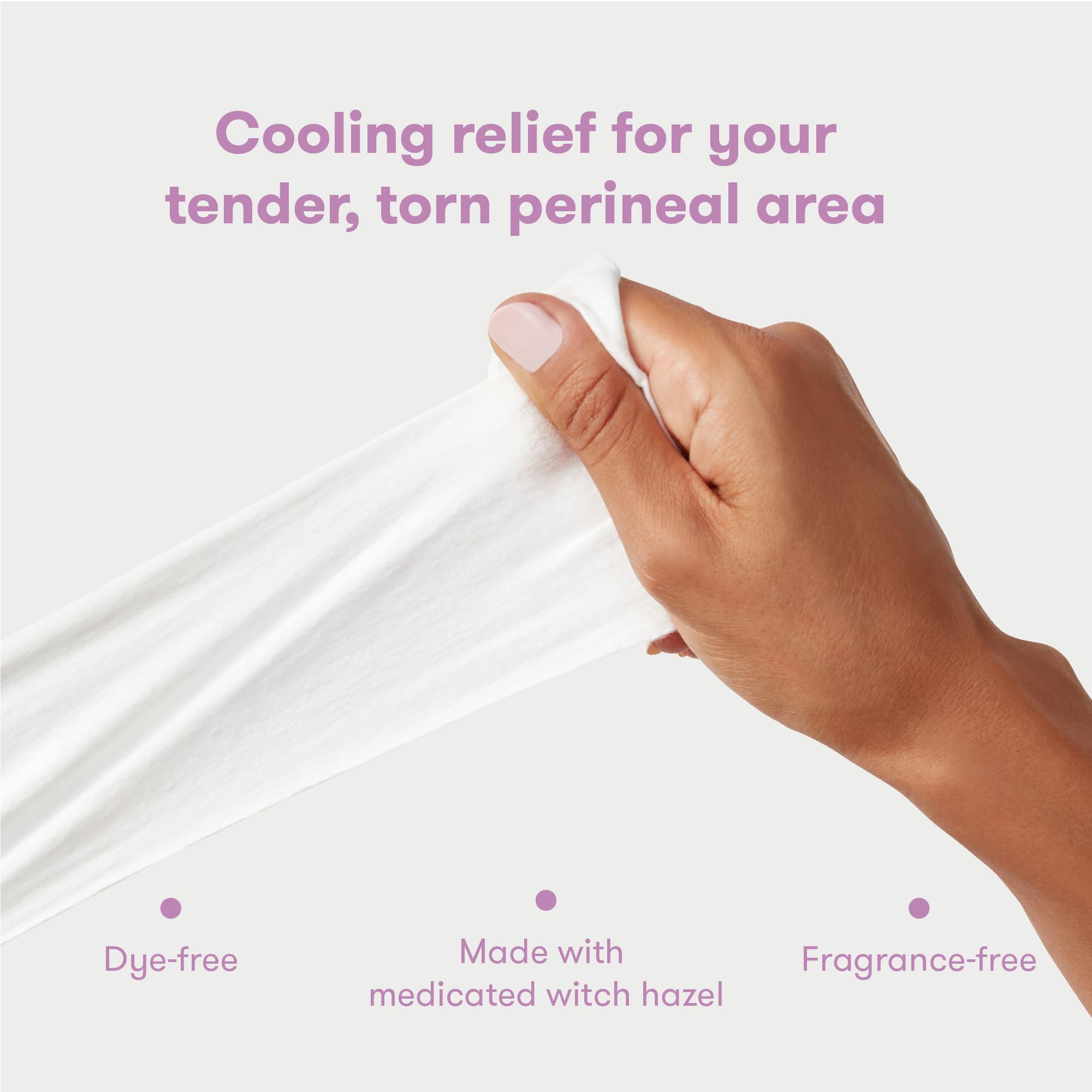 Frida Mom Witch Hazel Perineal Cooling Pad Liners for Postpartum Care, Hospital Bag Essentials for Pain Relief After Birth, Full