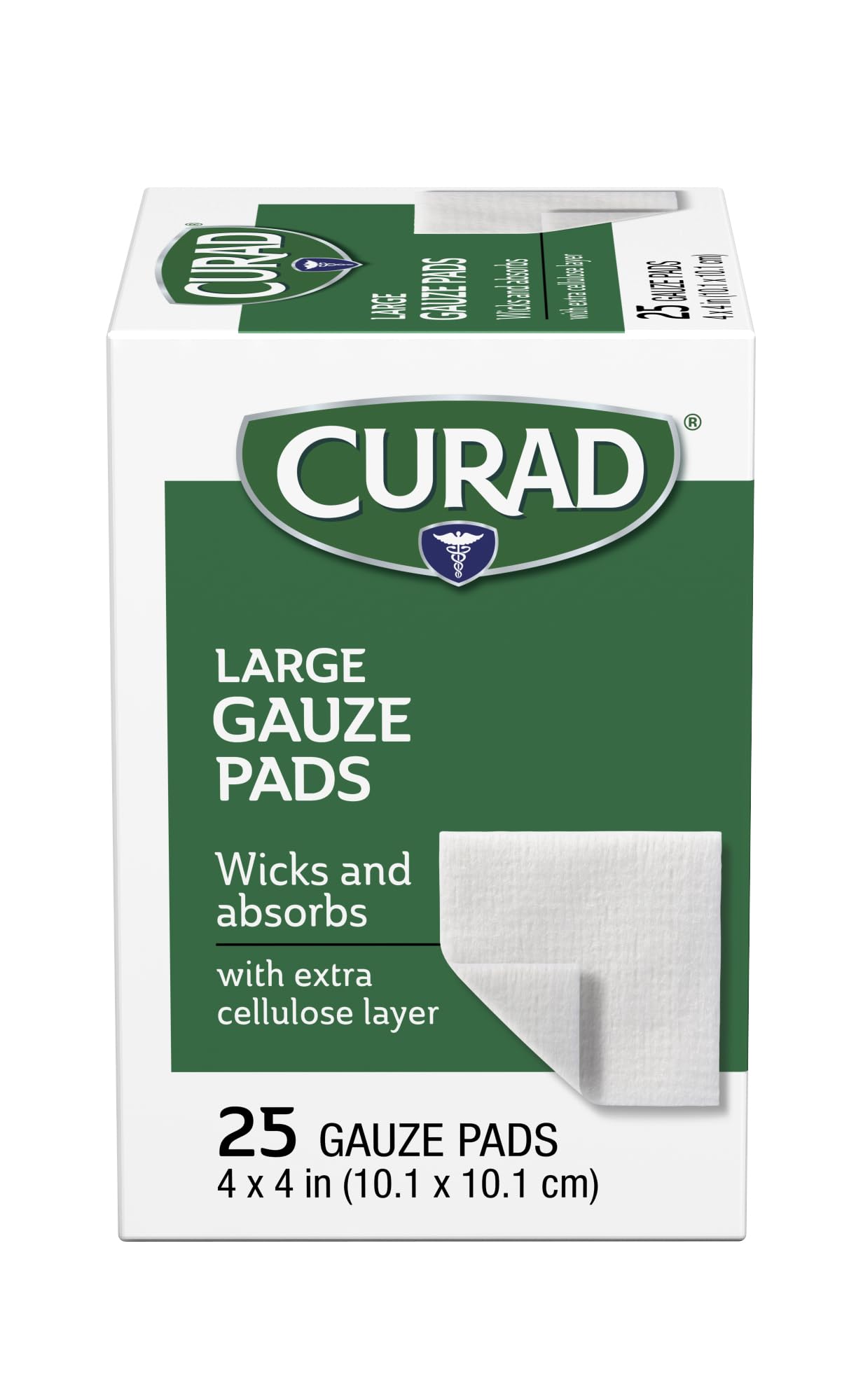 Curad Pro-Gauze Sterile Pads, 4 x, 4, 25 Count (Packaging May Vary)