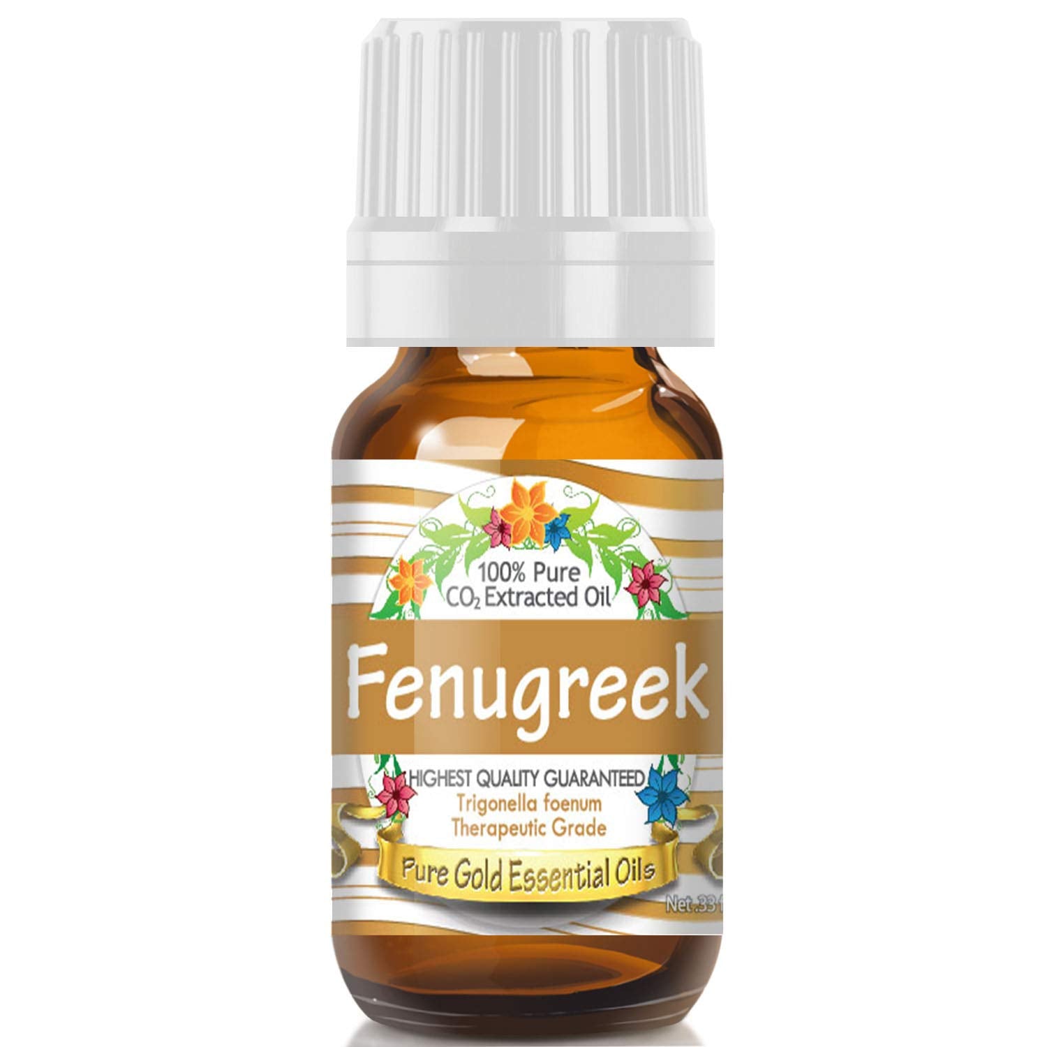 Pure gold Essential Oils - Fenugreek Essential Oil - 033 Fluid Ounces