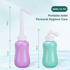 GOLDEN DEER 2 Pack Peri Bottle for Postpartum Care for Perineal Recovery 12.7 OZ Purple&Turquoise