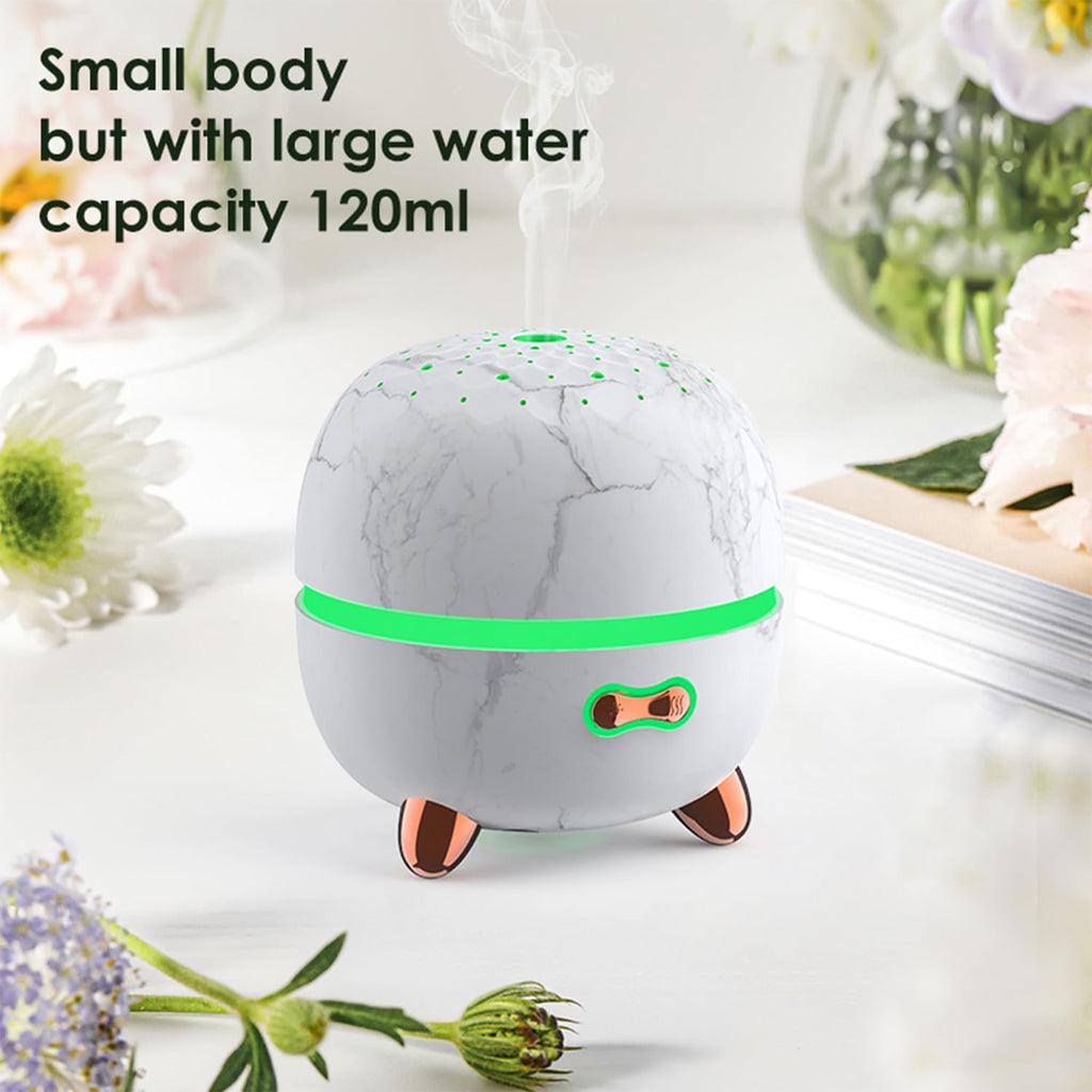 Pinci Essential Oil Diffuser, 120ml Small Aromatherapy Diffuser, Ultrasonic Diffusers for Essential Oil, Cool Mist Humidifier wi