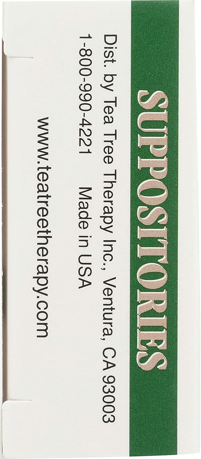 Tea Tree Therapy - Suppository with Tea Tree Oil For Vaginal Hygiene (2-Pack of 6)