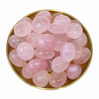 Tumbled Polished Natural Rose Quartz Stones, Crystals and Healing Stones Quartz Bulk for Wicca, Reiki, Healing Energy, Chakra St