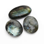 Nvzi Labradorite Crystal, Labradorite Tumbled Stone, Palm Stone, Worry Stones for Anxiety, Healing Crystal Gemstones, Crystals a