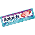 Rolaids Ultra Strength Antacid Softchews, 6 Strawberry Chews (Pack of 12). Travel Antacid Chews for Your Needs