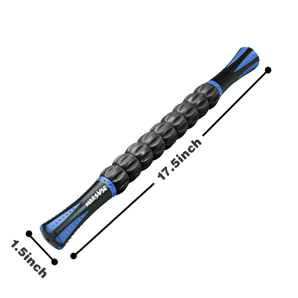 MARSVSE Muscle Roller Stick - Massage Tool for Athletes - Soothing Cramps, Relieving Muscle Soreness, Physical Therapy, Body Rec