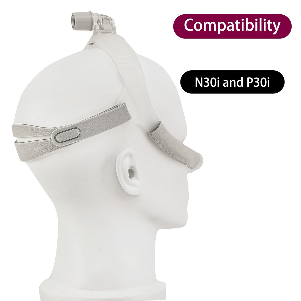 ULSEIGN 2 PCS Replacement Headgear Strap Compatible with Resmed AirFit N30i/P30i CPAP Nasal Pillows Mask