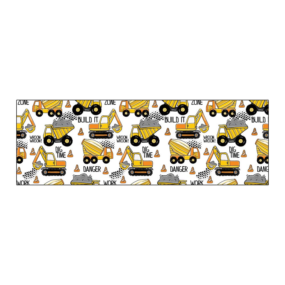 Nasogastric or Oxygen Tube precut Adhesive Tape Construction Theme x 10 Pack. (Mix Pack)