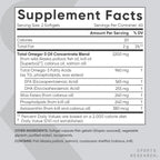 Total Omega-3 Fish Oil 2200mg - Made from Antarctic Krill w/Astaxanthin, Wild Sockeye Salmon & Alaska Pollock - 960mg of EPA & DHA - 120 Softgels