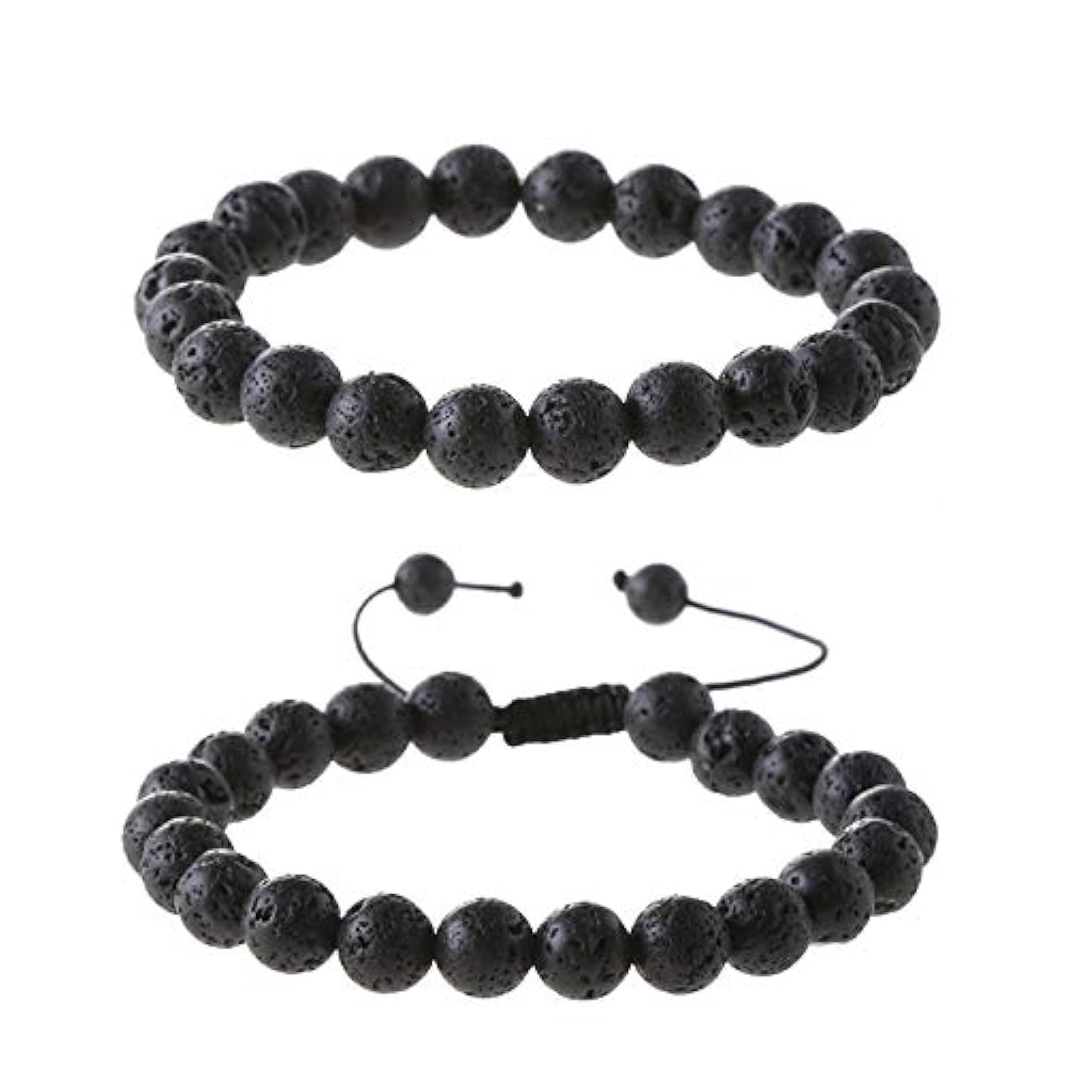 Divine Botanics Aromatherapy Bracelet (A-Lava & B-Lava Pair)