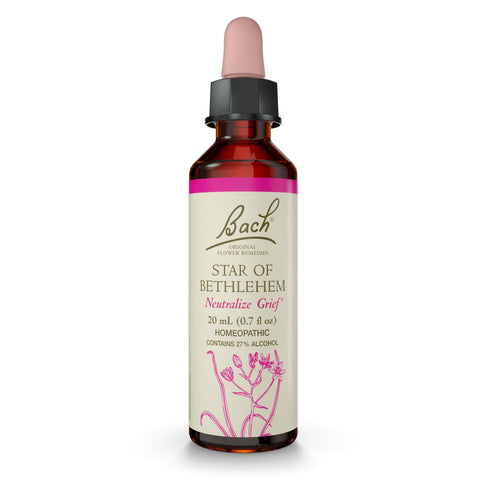 Bach Original Flower Remedies, Star of Bethlehem - Neutralize Grief - Natural Homeopathic Flower Essence for Emotional Balance -