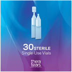 TheraTears Dry Eye Therapy Lubricating Eye Drops for Dry Eyes, Preservative Free eye drops, 30 Single-Use Vials (Pack of 3)