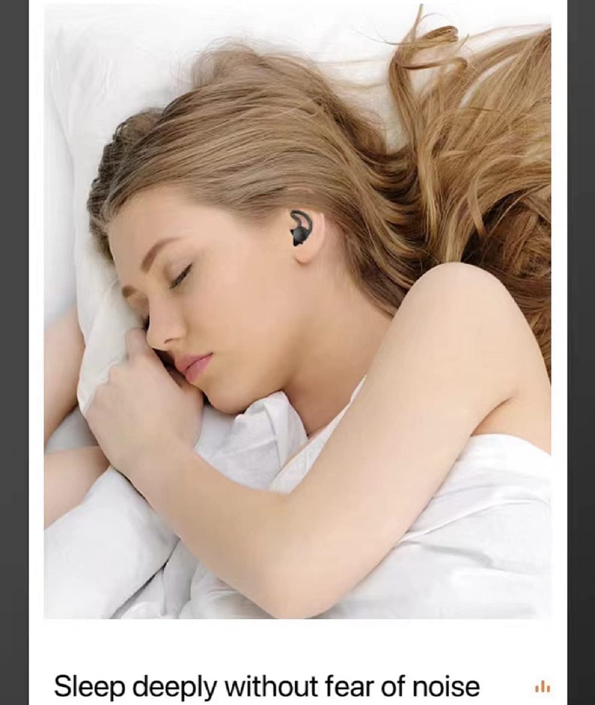 Ear Plugs for Noise Reduction, Ear Plugs for Sleeping Noise Cancelling, Washable Hearing Protection for Work, Travel, Concert, S