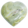ZAICUS 50mm Serpentine Polished Heart Stone, Healing Crystal Palm Worry Pocket Heart Love Stones for Tumble Collection | Reiki S