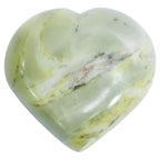 ZAICUS 50mm Serpentine Polished Heart Stone, Healing Crystal Palm Worry Pocket Heart Love Stones for Tumble Collection | Reiki S