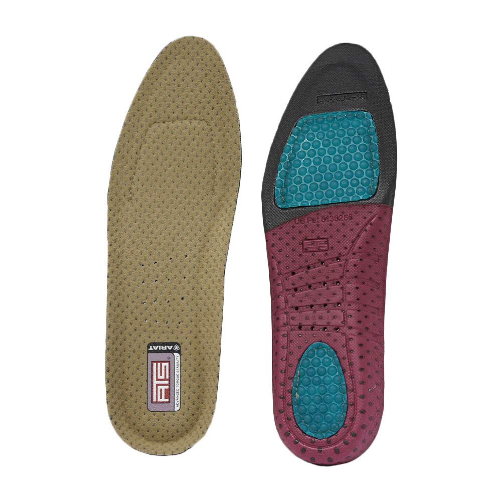 ARIAT Mens ATS Round Toe Footbeds, Multicolored, 11.5