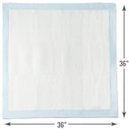 DMI Extra Large 36x36 Incontinence Bed Pads, FSA/HSA, 50 Pack Absorbent Chucks Pads Disposable Adult, Bed Pads Disposable Adult