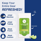 CPAP Travel Pack Mask Wipes - Citrus Scent (12 Pack, 10 sheets/pack)