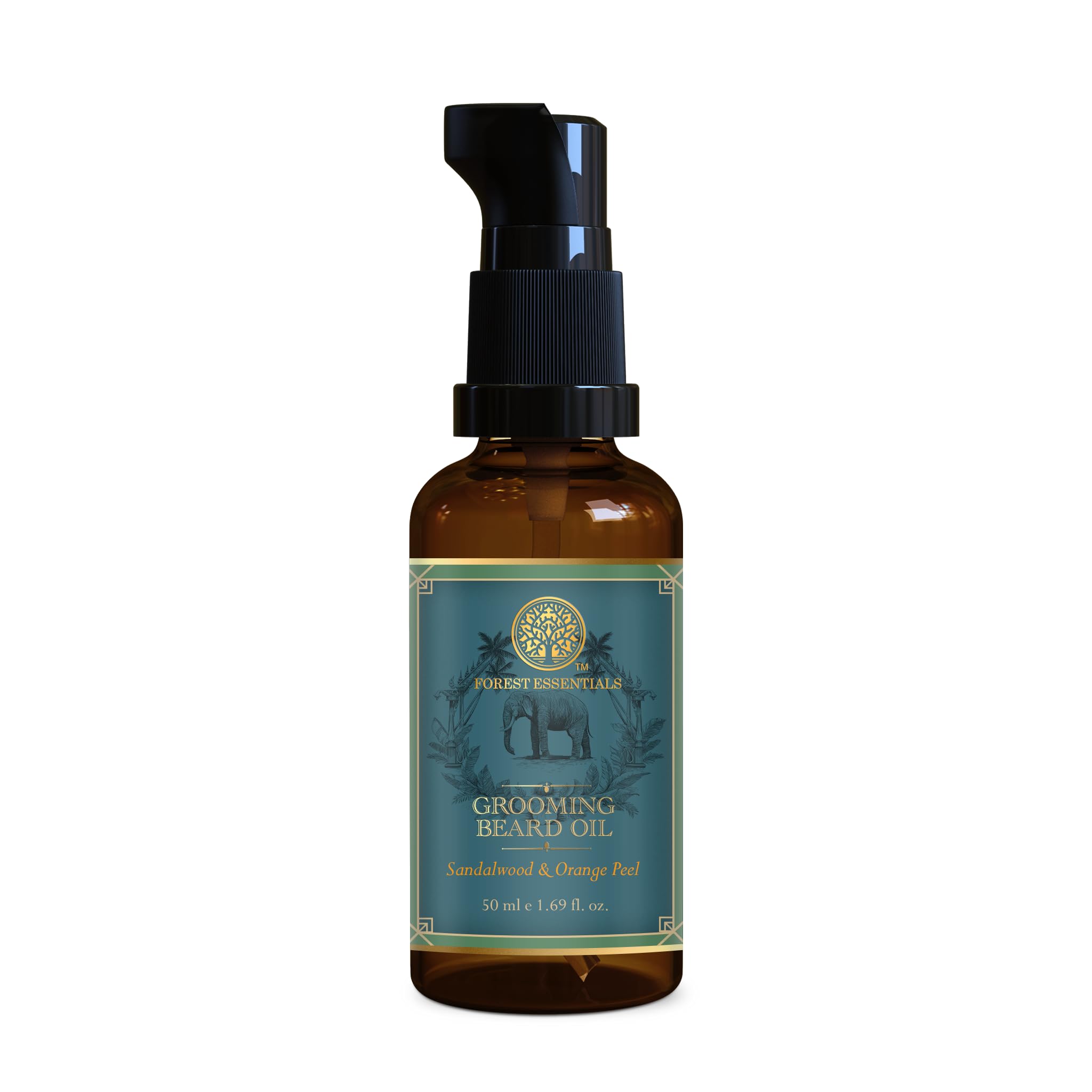 Forest Essentials Grooming Beard Oil | Light, NonGreasy Ayurvedic Beard Growth Oil | For Daily Use