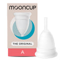 Mooncup The Original Silicone Menstrual Cup, Reusable, Ultra Soft & Easy Insert, Great for Heavy Flows, Size A, Age 30+ or Post 