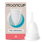 Mooncup The Original Silicone Menstrual Cup, Reusable, Ultra Soft & Easy Insert, Great for Heavy Flows, Size A, Age 30+ or Post 