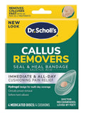 Dr. Scholls Callus Removers 4 Cushions - 4 Medicated Discs (Pack of 2)
