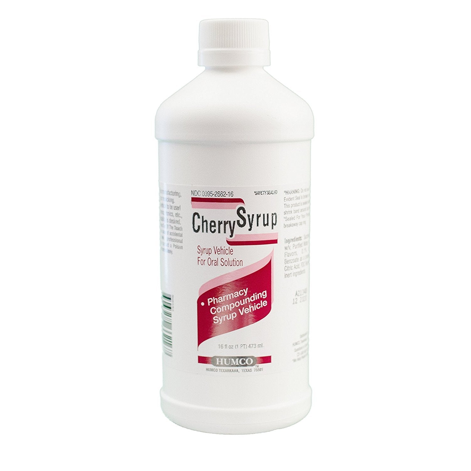 Humco Cherry Compounding Syrup - 16oz, Pack of 4
