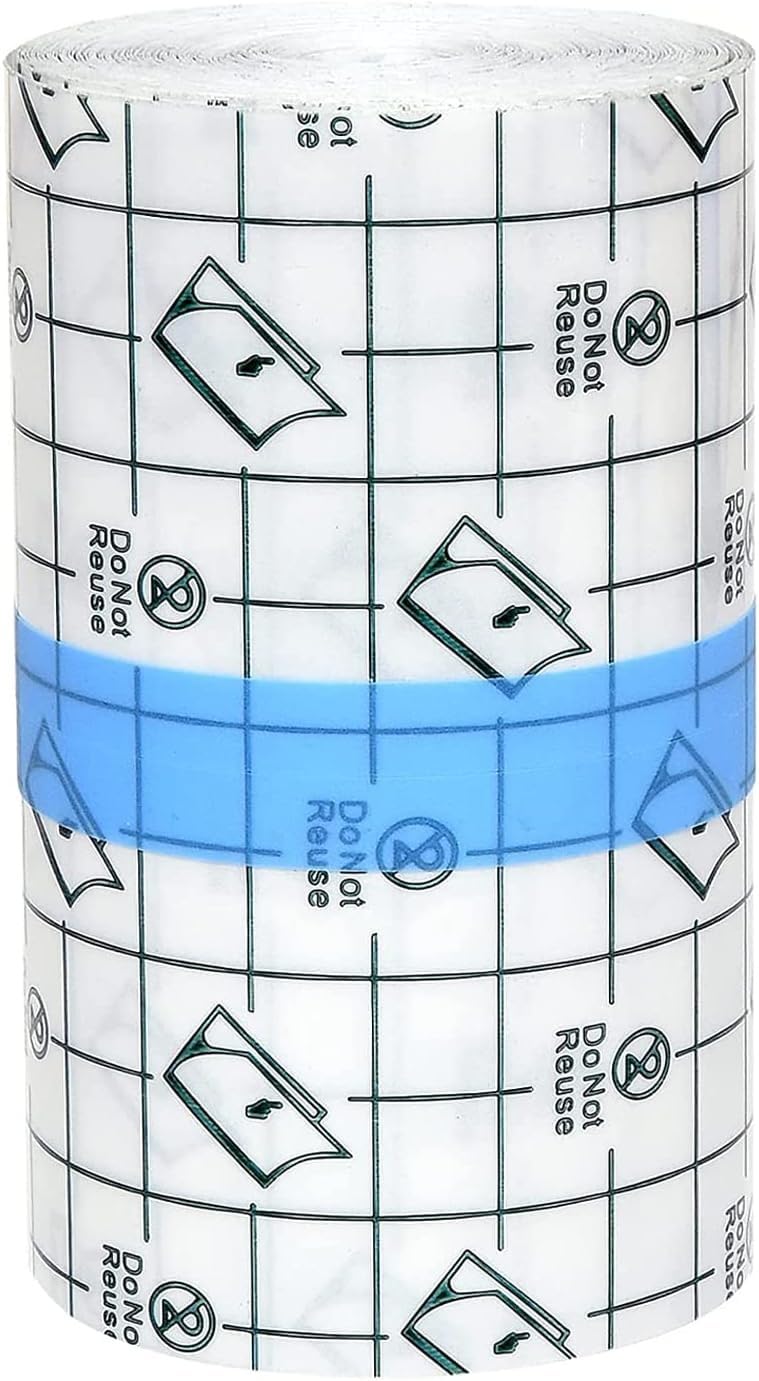 Artibetter Transparent Stretch Adhesive Bandage | Waterproof Clear Film Dressing Tape | Flexible SecondSkin Protective Wrap For