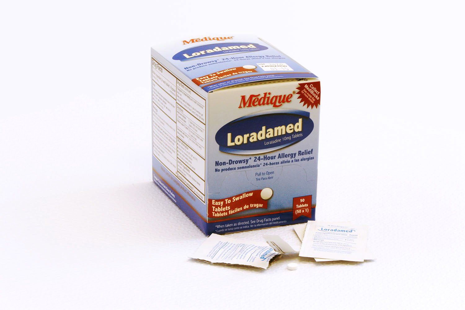 Medique 20350 Loradamed, 50 Tablets, 10mg