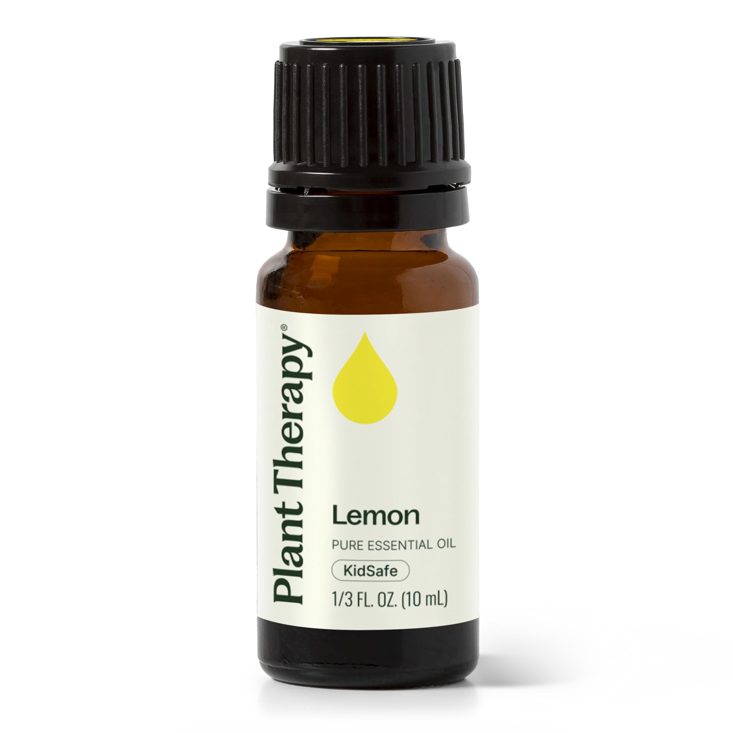 Plant Therapy Lemon Essential Oil for Diffusing, 10 mL (1/3 oz) 100% Pure, Undiluted, Natural Aromatherapy, Lemon Oil for Skin &