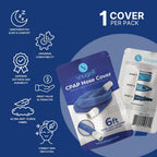 CPAP Hose Cover (6ft) - Compatible with ResMed, Fisher & Paykel and Other Tubes (Blue)