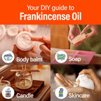Hana Frankincense Essential Oil - 100% Pure and Natural Frankincense Oil for Face, Skin, and Diffuser - with a Warm, Resinous Sc