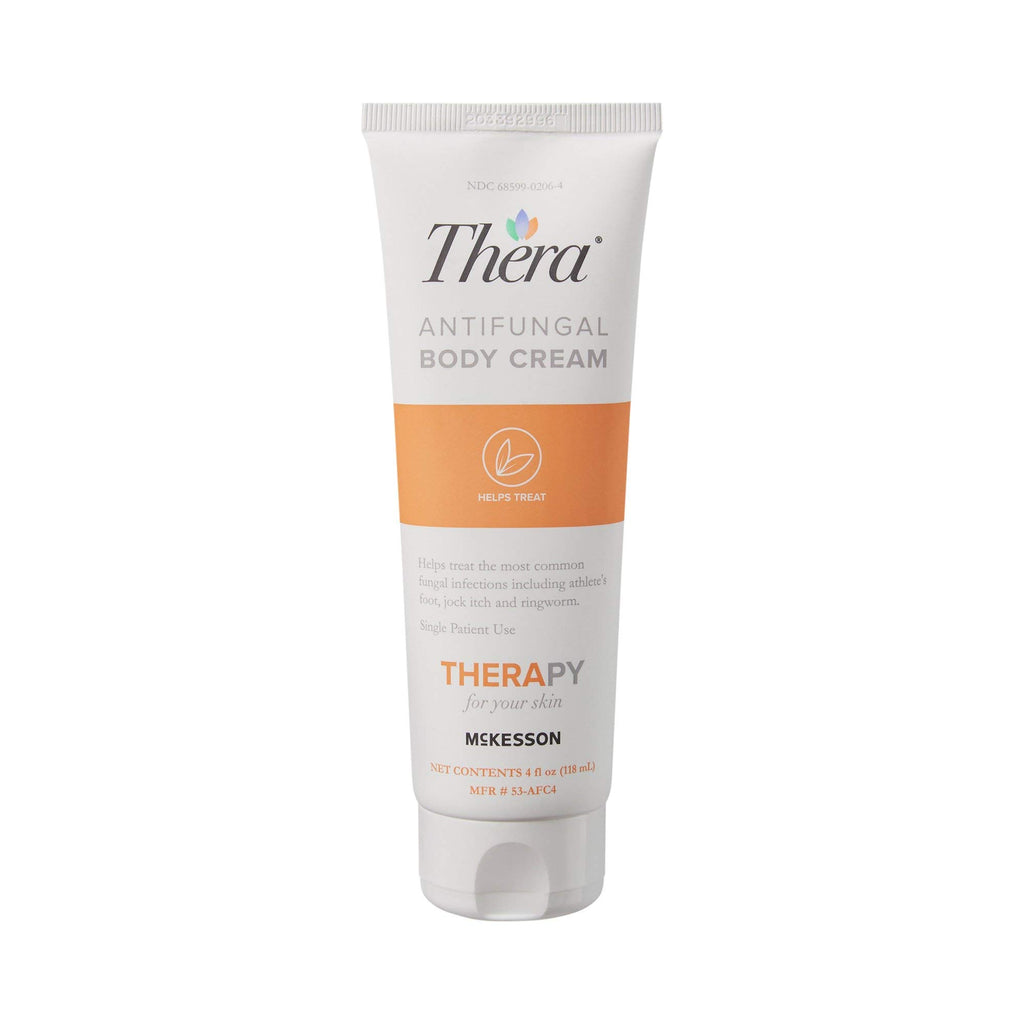 Thera McKessons Antifungal Cream, 2% Miconazole Nitrate, Body, Skin, Athletes Foot Treatment - Relief for Ringworm, Jock Itch - 