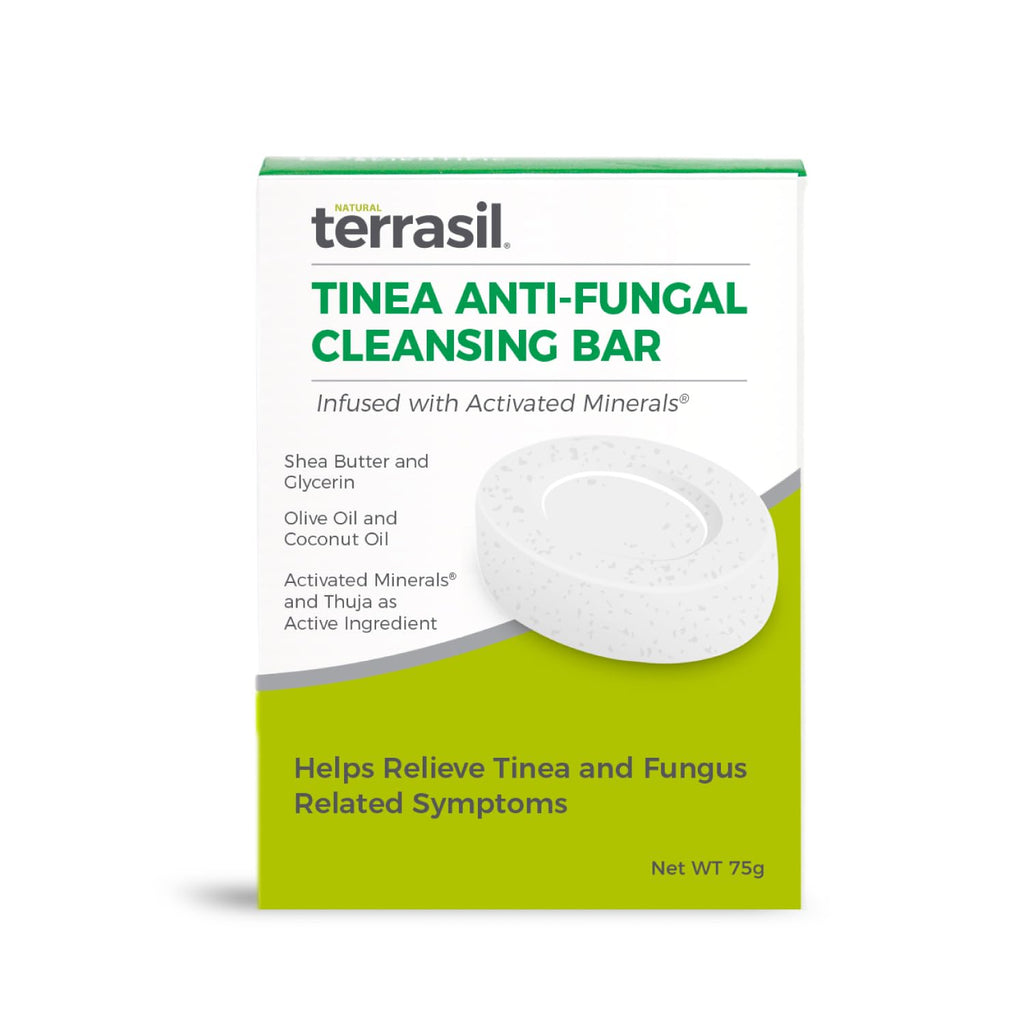 terrasil Tinea Soap for Tinea Versicolor Relief, Soothing Care & Relief of Itchy, Irritated Skin, Dermatologist Tested, Hypoalle