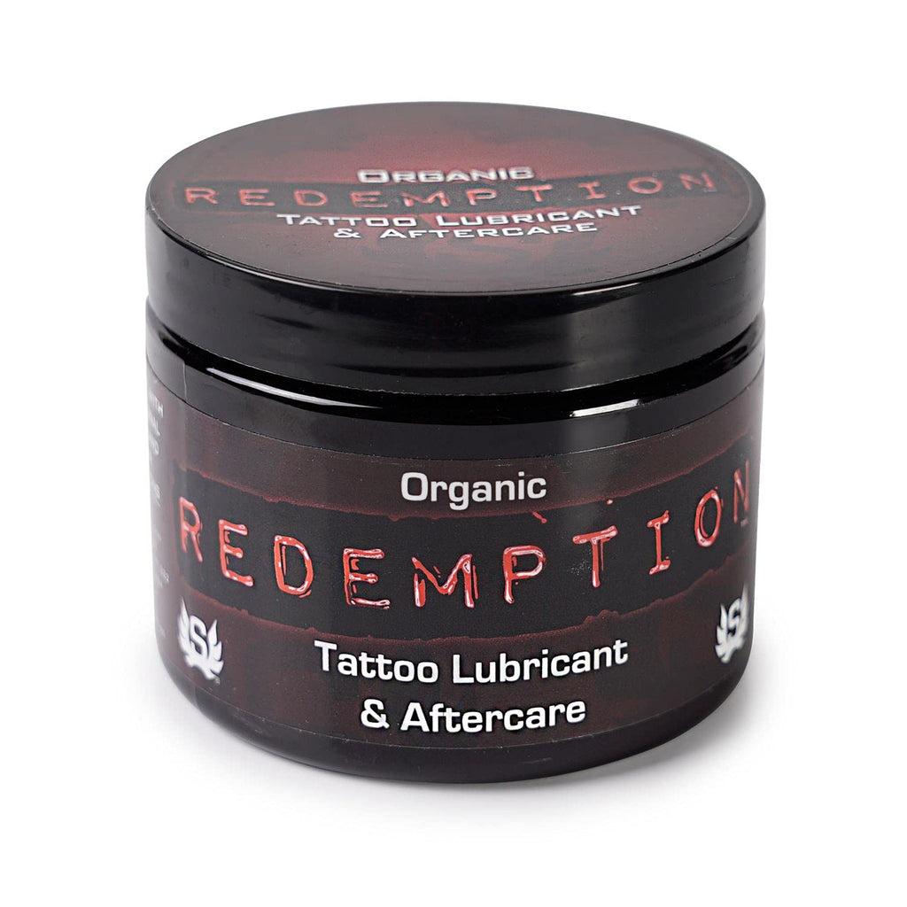 Redemption Organic Tattoo Lubricant, Barrier and Aftercare All in One - Natural Tattoo Care Formula for Use During and After Tat