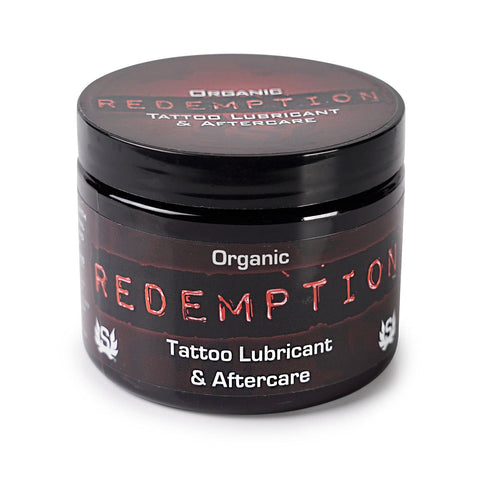 Redemption Organic Tattoo Lubricant, Barrier and Aftercare All in One - Natural Tattoo Care Formula for Use During and After Tat