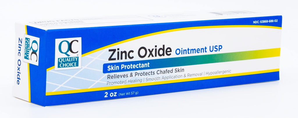 Quality Choice Zinc Oxide Ointment Skin Protectant 2oz