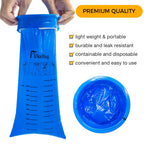 50 Pack Emesis Bag, Disposable Vomit Bags, Aircraft Barf Bags Car Sickness Bag, Nausea Bags for Travel Motion Sickness