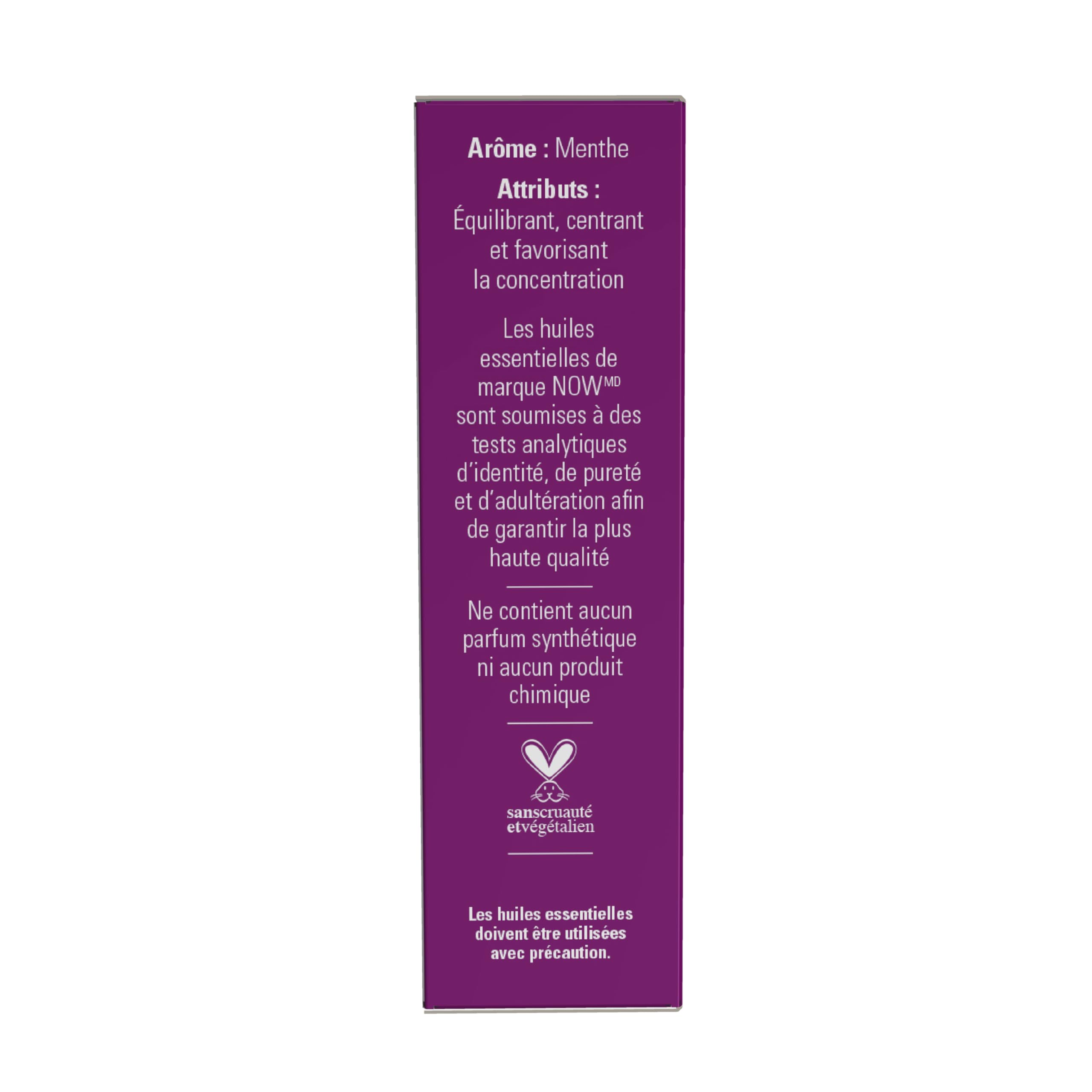 NOW Essential Oils, Mind That Energy Roll On, Non-GMO Project Verified, Focusing Blend, Steam Distilled, Topical Aromatherapy, 1
