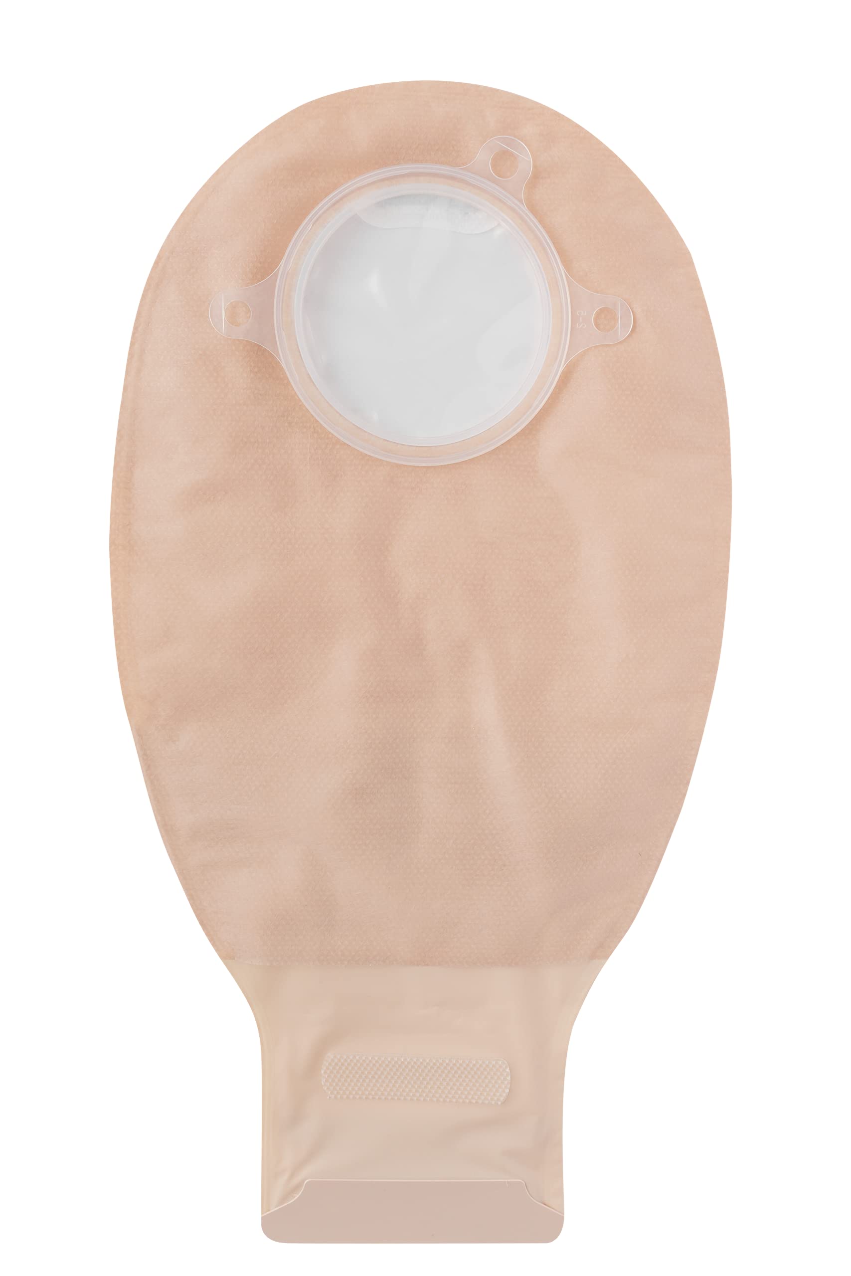 ConvaTec 416416 Natura 12 Drainable Pouch, 1 Sided Comfort Panel, Tail Closure, Filter, Transparent, 1-3/4 Flange, Pack of 10