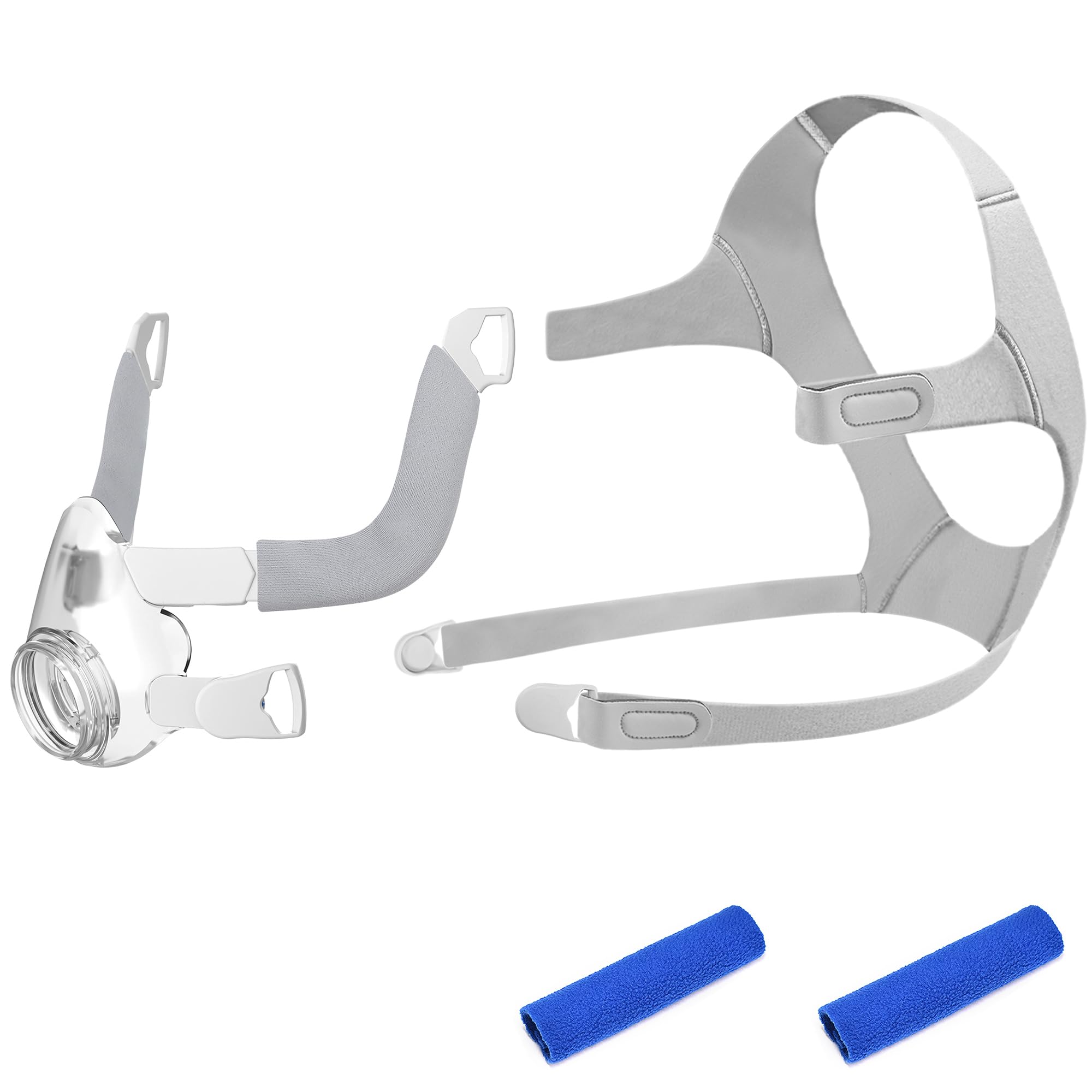 Replacement Frame Kit for Airfit F20, Include 1PCS Frame & 1PCS Headgear & 1Pair Clips & 2PCS Strap Covers(No Elbow), Great Valu