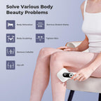 Depsoul Cellulite Massager for Women Handheld Body Massager - Cordless Massager for Belly, Arm, Waist, Leg, Butt, Back, White-4g