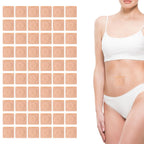 60pcs Castor Oil Pack Wrap for Belly Button, 2.36in Disposable Self-Adhesive Anti-Leak Castor Oil Patches Pads Highly Absorbent 