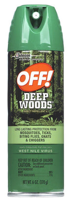 RaidOFF Off Deep Woods Insect Repellent 6oz (Pack of 3)