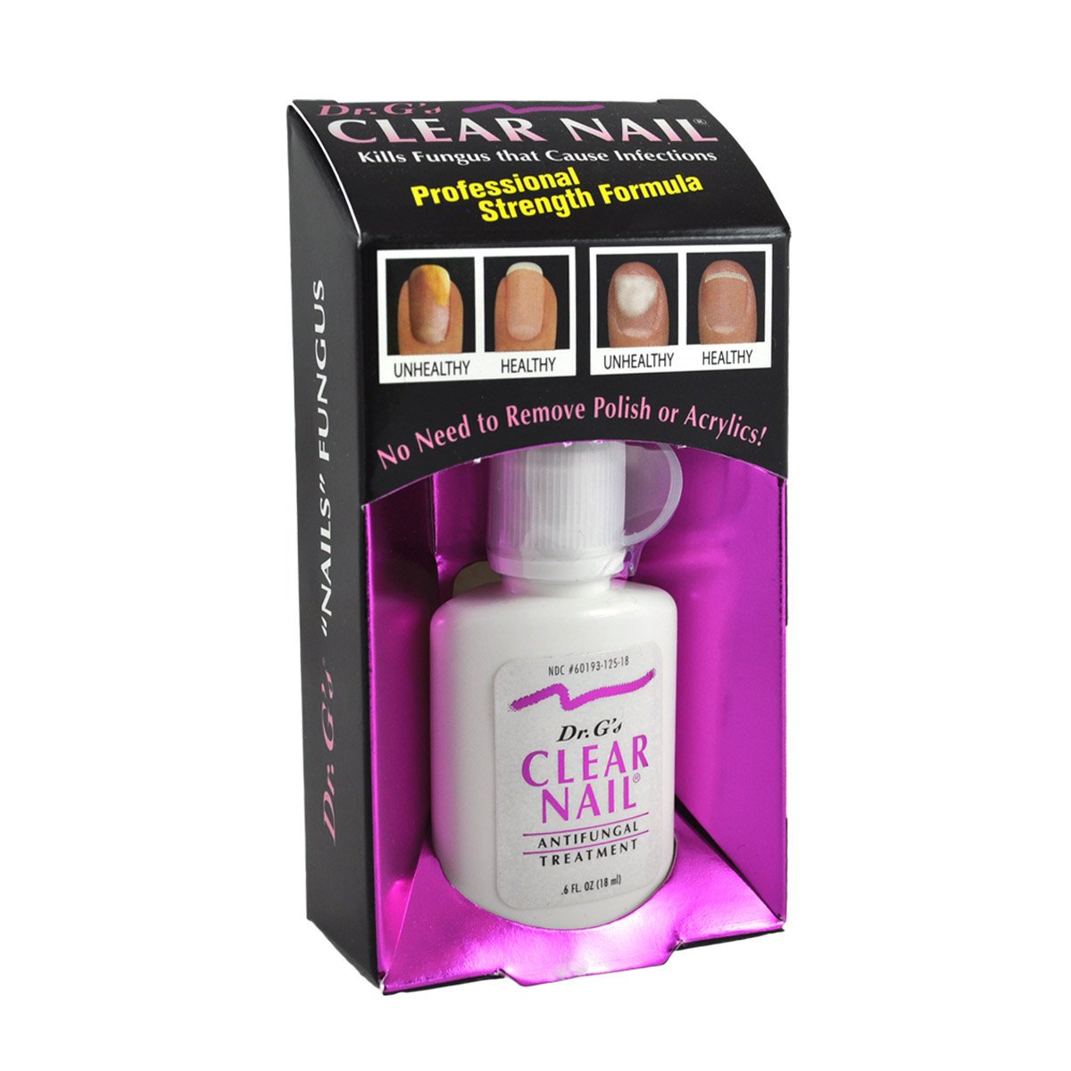 Dr. G s Clear Nail Antifungal Treatment, 0.5-Ounce Bottles (Pack of 2)
