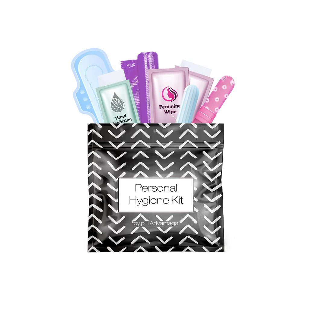 Menstrual Kit All-in-One | Convenience on The Go | Single Period Kit Pack for Travelling, Tweens & Teenagers | Individually Wrap